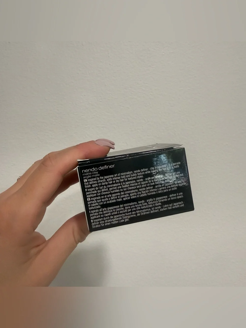 Shu Uemura Nendo Definer Matte Clay Hair Pomade 71g NEW